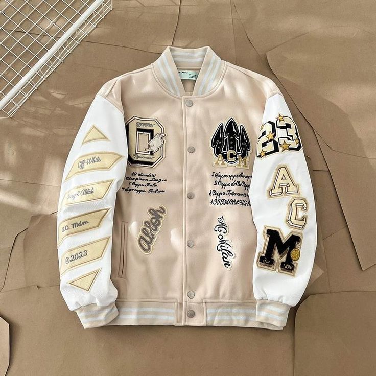 AC MILAN X OFF-WHITE- VARSITY JACKET