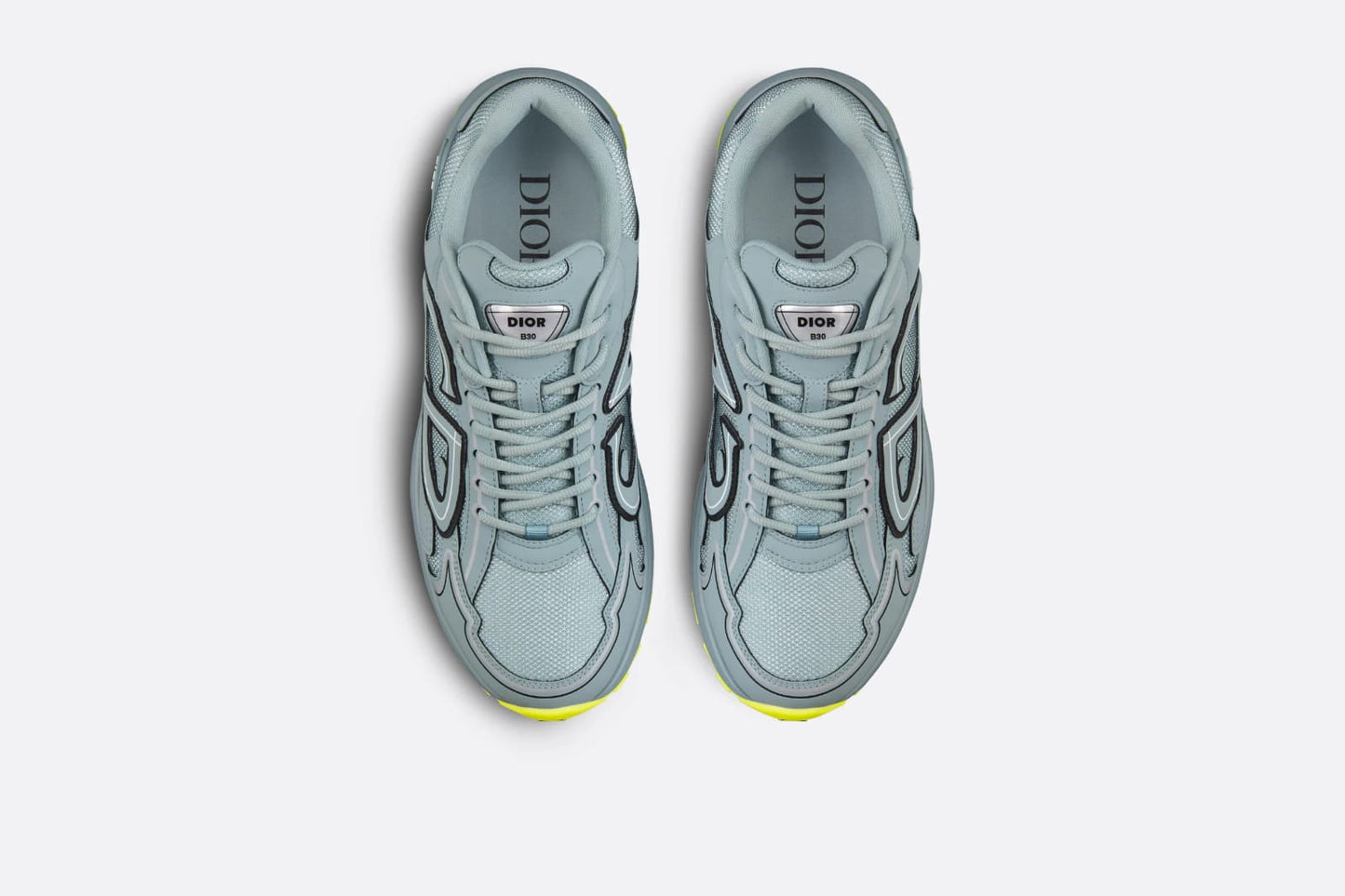 DIOR B30 Sneaker Blue Mesh and Technical Fabric