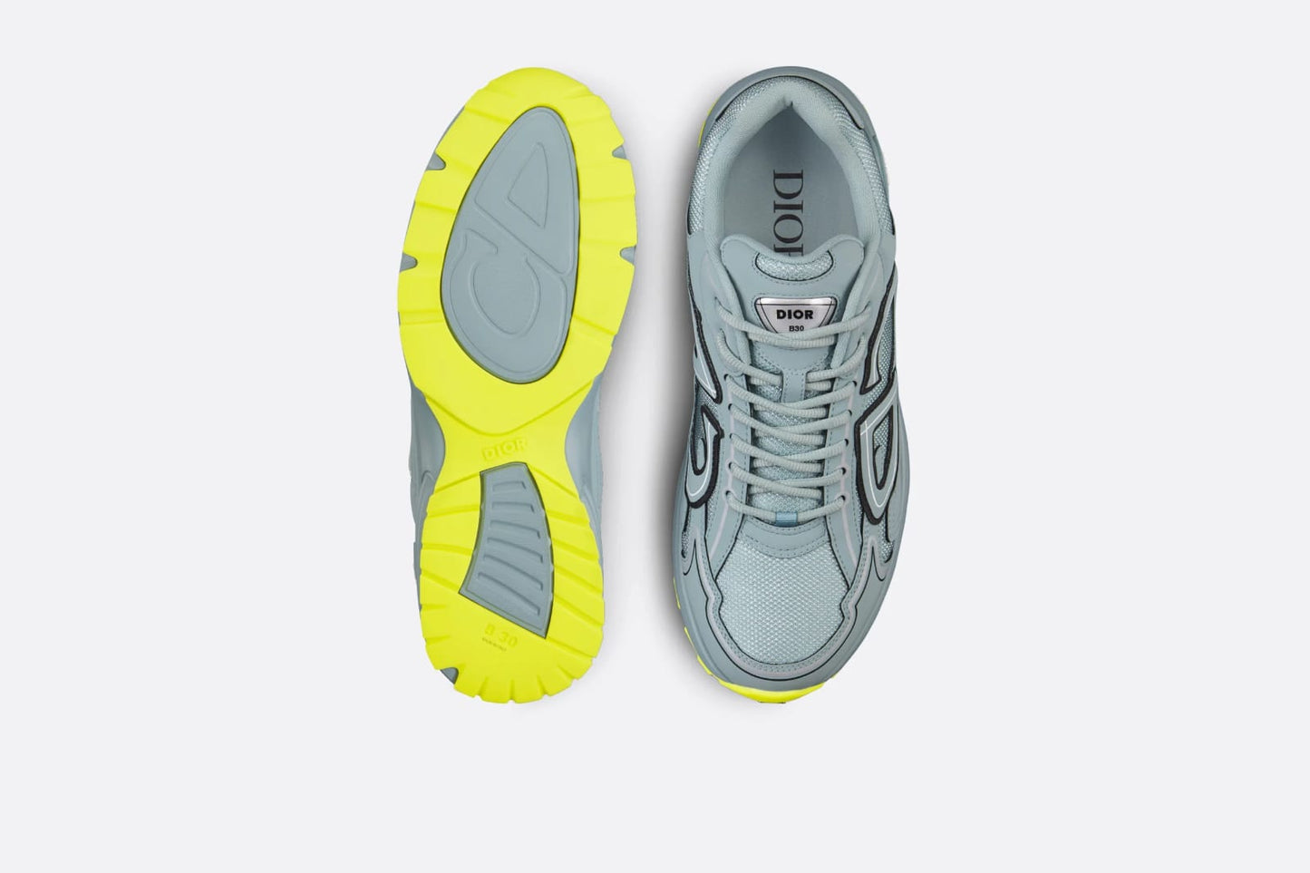 DIOR B30 Sneaker Blue Mesh and Technical Fabric